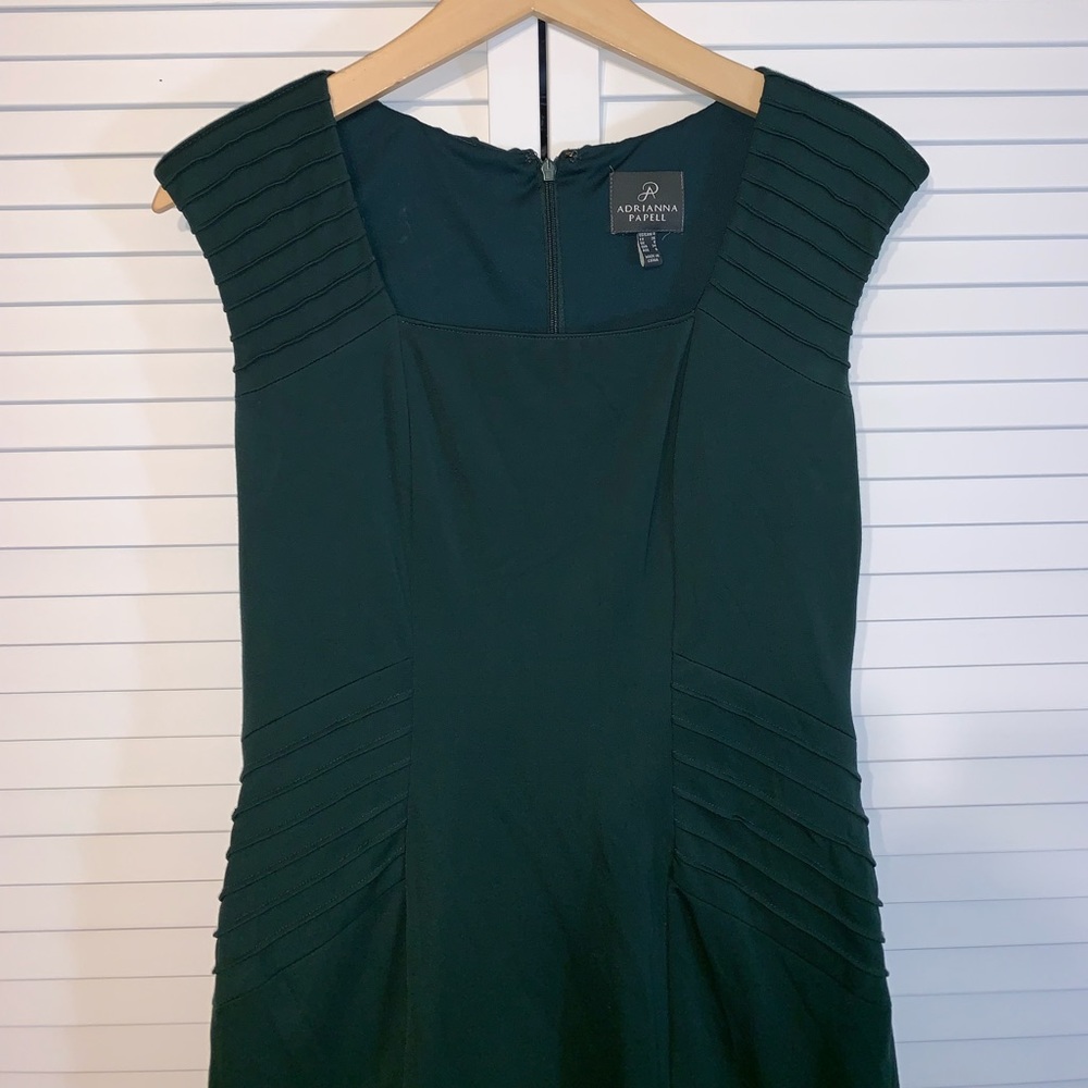 Adrianna Papell green cocktail dress